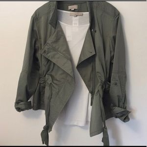 Loft Sage/Military Green Fall Jacket